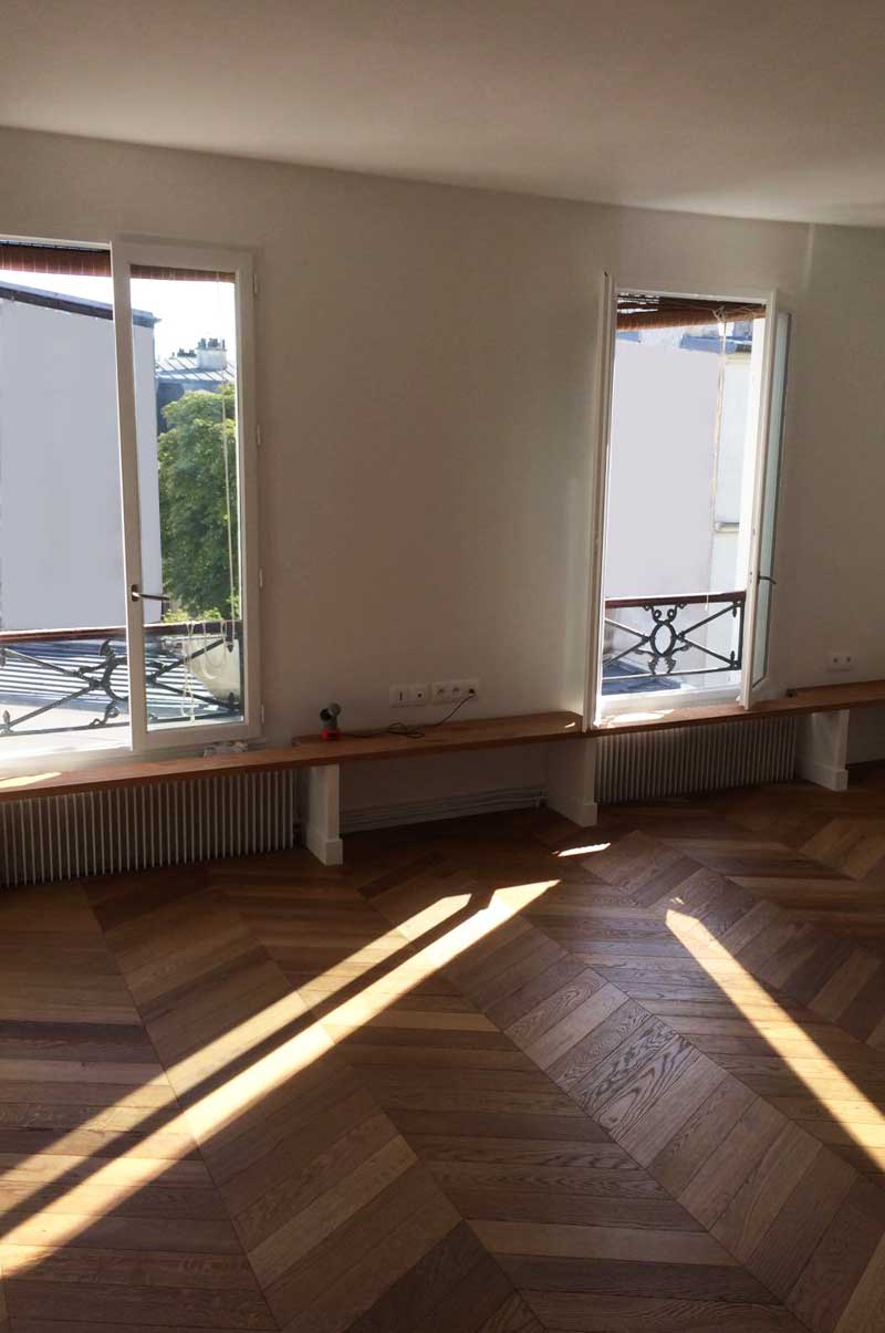 Agencement d'intérieur PARIS 11 ème Faidherbe quartier Bastille et marché d'Aligre